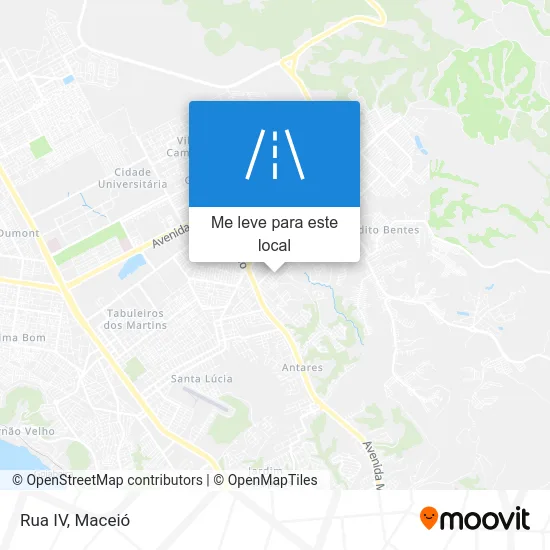 Rua IV mapa
