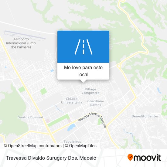 Travessa Divaldo Surugary Dos mapa
