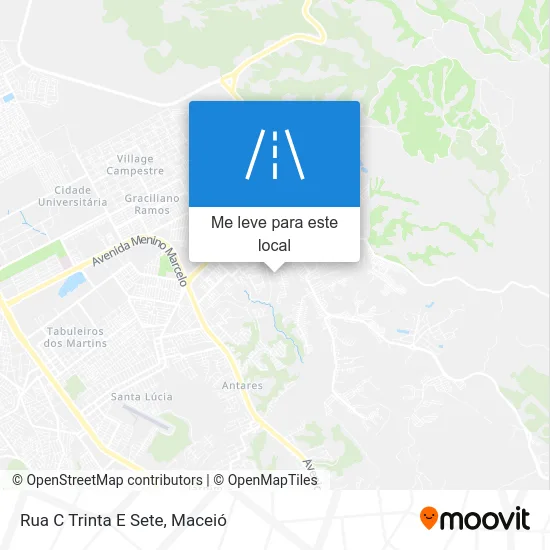 Rua C Trinta E Sete mapa