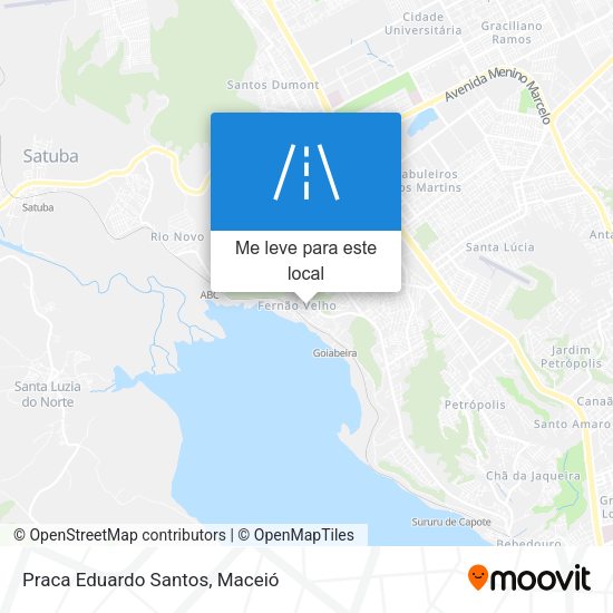 Praca Eduardo Santos mapa
