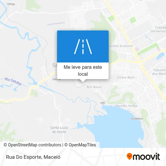 Rua Do Esporte mapa