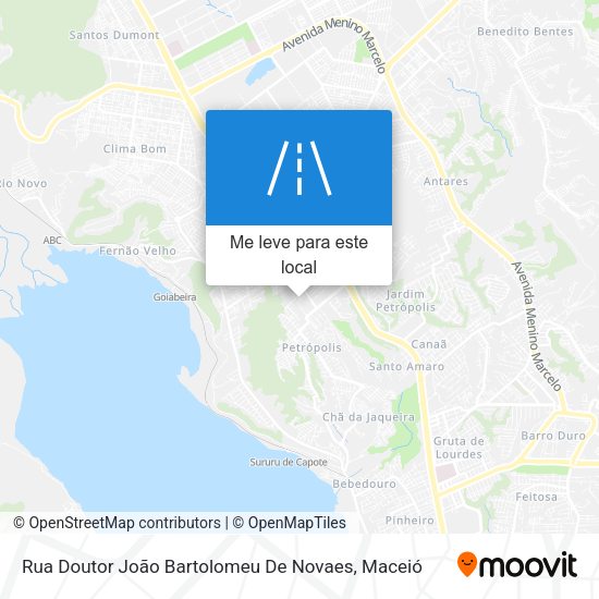 Rua Doutor João Bartolomeu De Novaes mapa