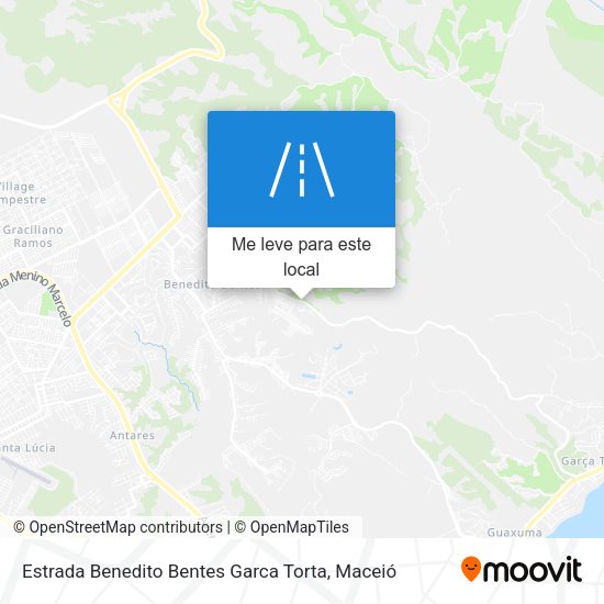 Estrada Benedito Bentes Garca Torta mapa
