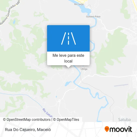 Rua Do Cajueiro mapa