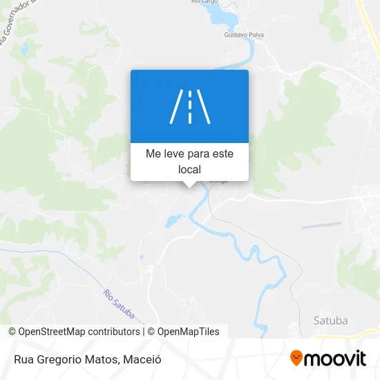 Rua Gregorio Matos mapa