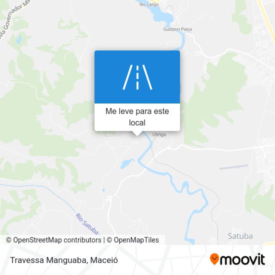 Travessa Manguaba mapa