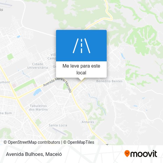 Avenida Bulhoes mapa