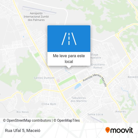 Rua Ufal 5 mapa