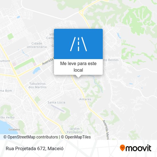 Rua Projetada 672 mapa