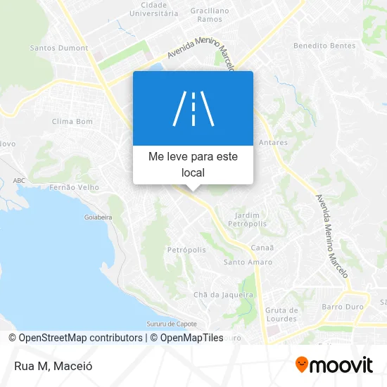 Rua M mapa