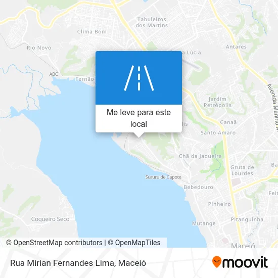 Rua Mirian Fernandes Lima mapa
