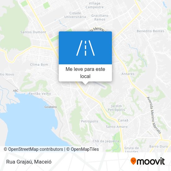 Rua Grajaú mapa