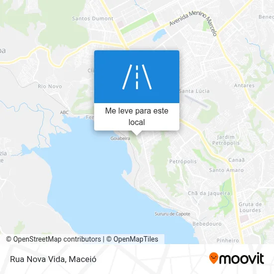 Rua Nova Vida mapa