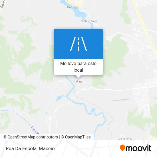 Rua Da Escola mapa