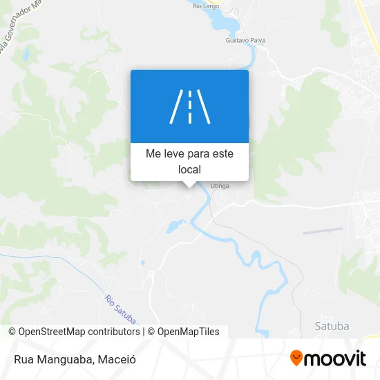 Rua Manguaba mapa