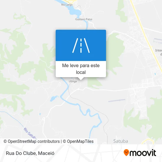 Rua Do Clube mapa