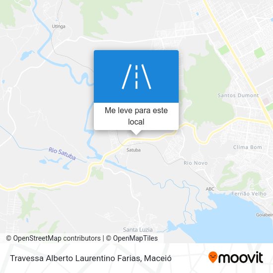Travessa Alberto Laurentino Farias mapa