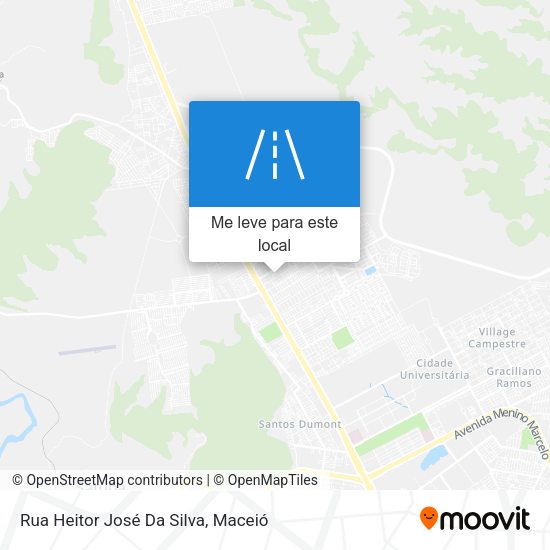 Rua Heitor José Da Silva mapa