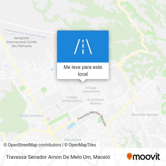 Travessa Senador Arnon De Melo Um mapa
