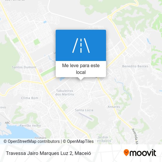 Travessa Jairo Marques Luz 2 mapa