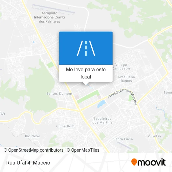 Rua Ufal 4 mapa