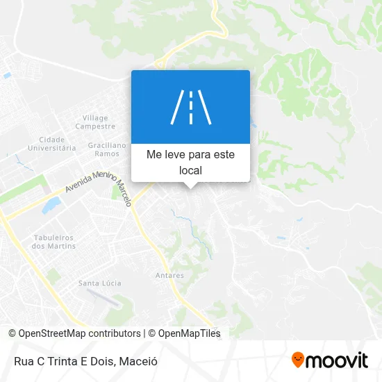 Rua C Trinta E Dois mapa