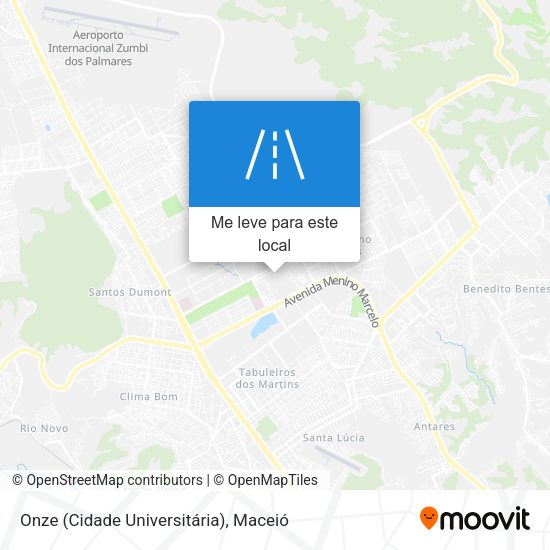 Onze (Cidade Universitária) mapa