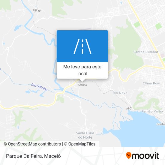 Parque Da Feira mapa