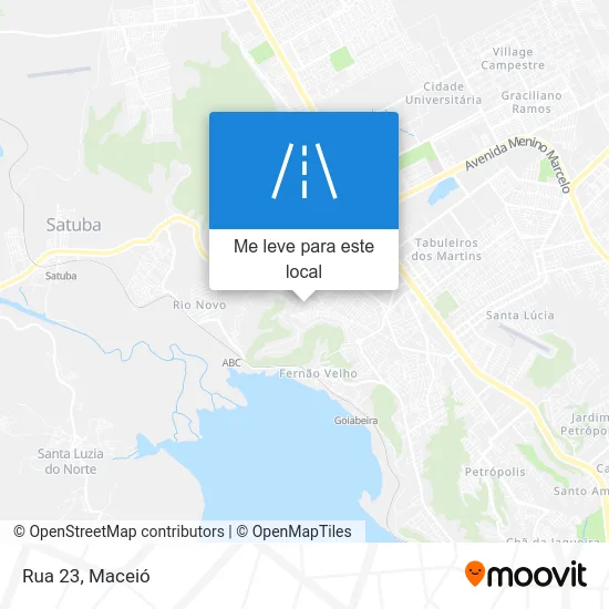 Rua 23 mapa
