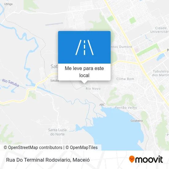 Rua Do Terminal Rodoviario mapa