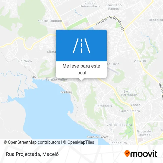 Rua Projectada mapa
