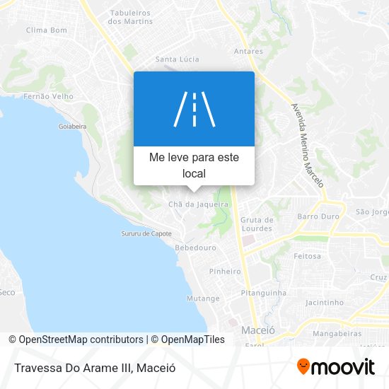 Travessa Do Arame III mapa