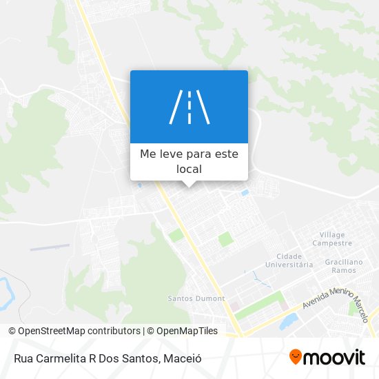 Rua Carmelita R Dos Santos mapa