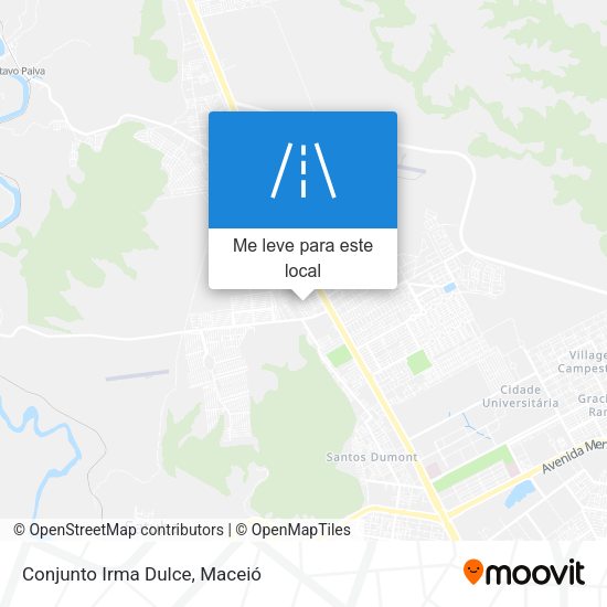 Conjunto Irma Dulce mapa