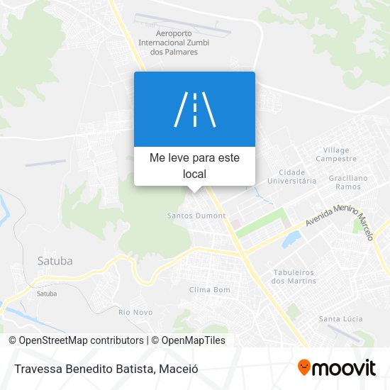 Travessa Benedito Batista mapa