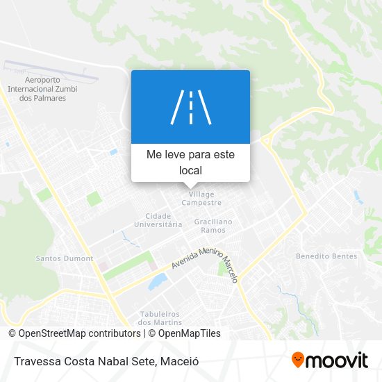Travessa Costa Nabal Sete mapa