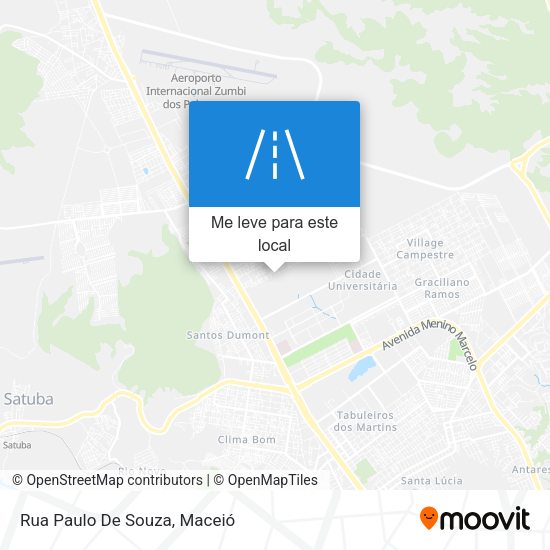 Rua Paulo De Souza mapa