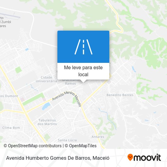 Avenida Humberto Gomes De Barros mapa