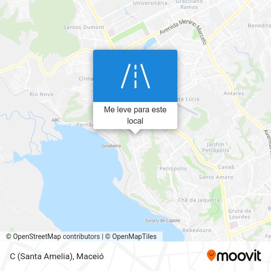 C (Santa Amelia) mapa