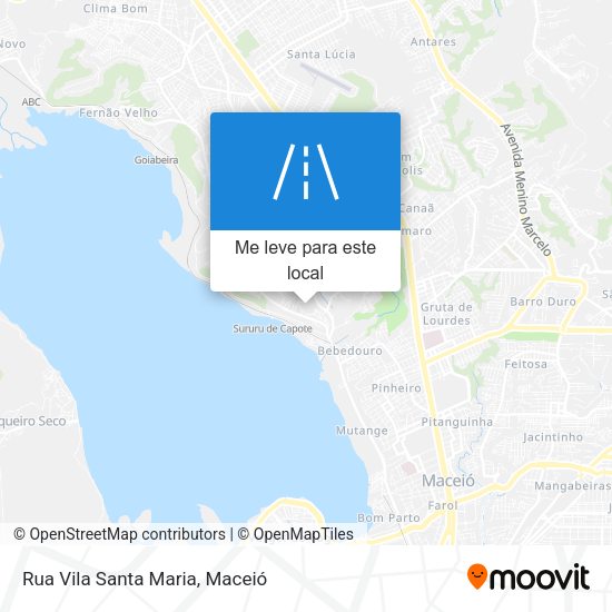 Rua Vila Santa Maria mapa
