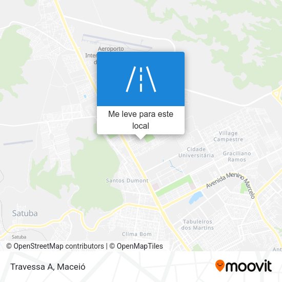 Travessa A mapa