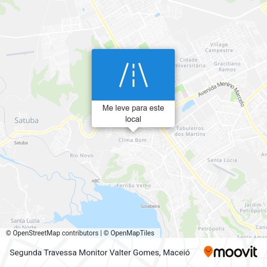 Segunda Travessa Monitor Valter Gomes mapa