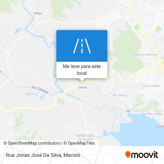 Rua Jonas José Da Silva mapa