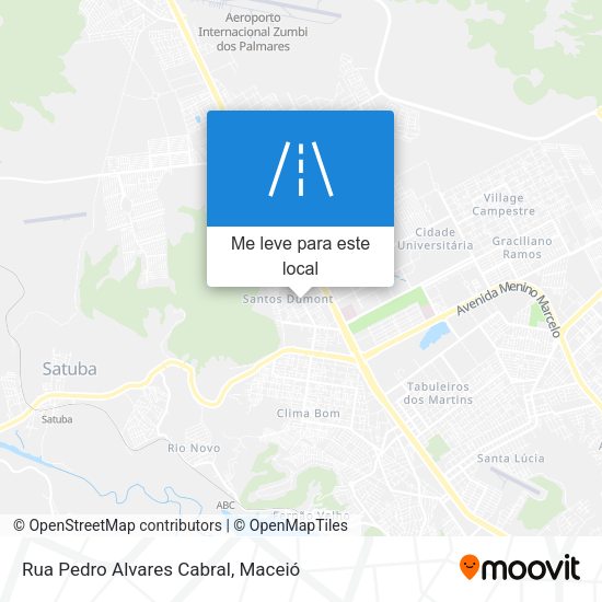 Rua Pedro Alvares Cabral mapa