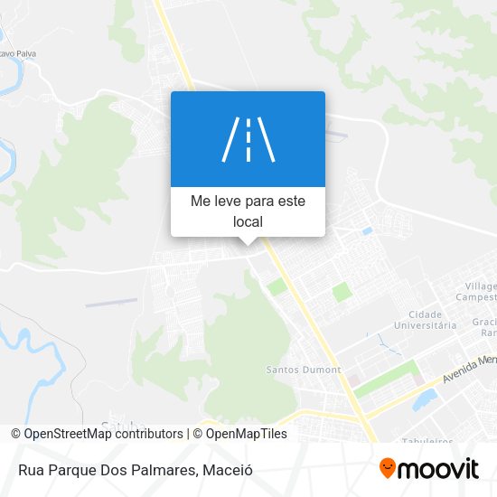 Rua Parque Dos Palmares mapa