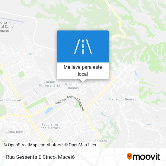 Rua Sessenta E Cinco mapa