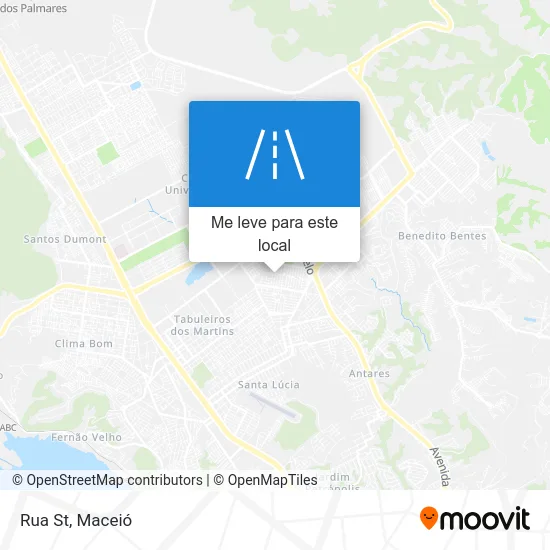 Rua St mapa