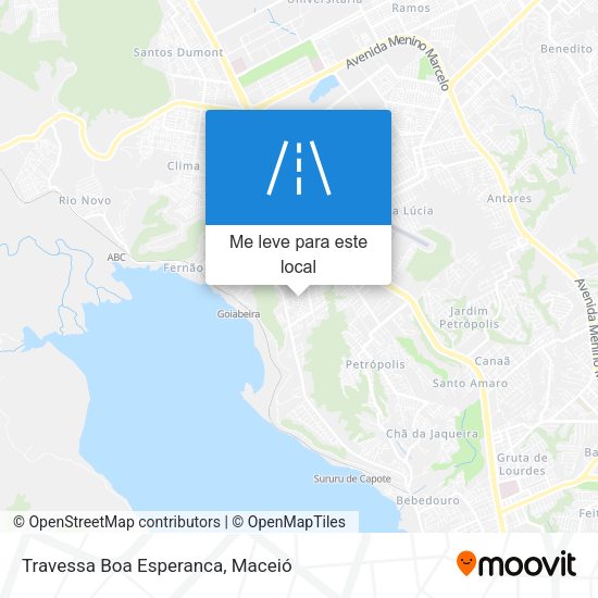 Travessa Boa Esperanca mapa