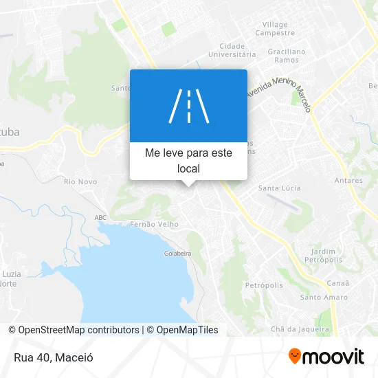 Rua 40 mapa