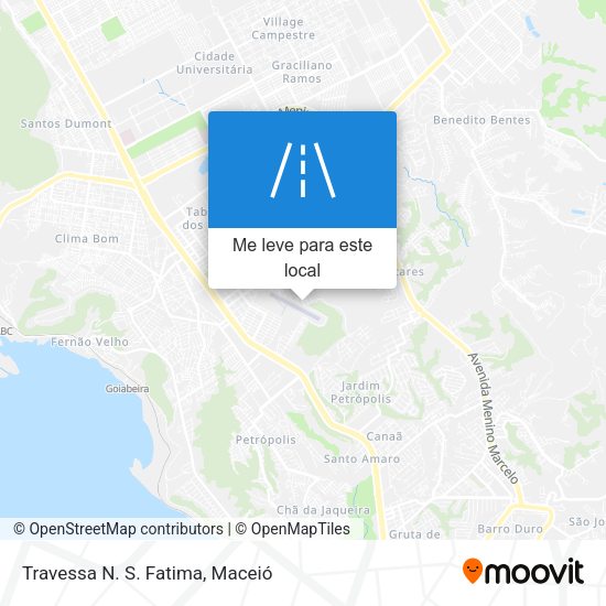 Travessa N. S. Fatima mapa